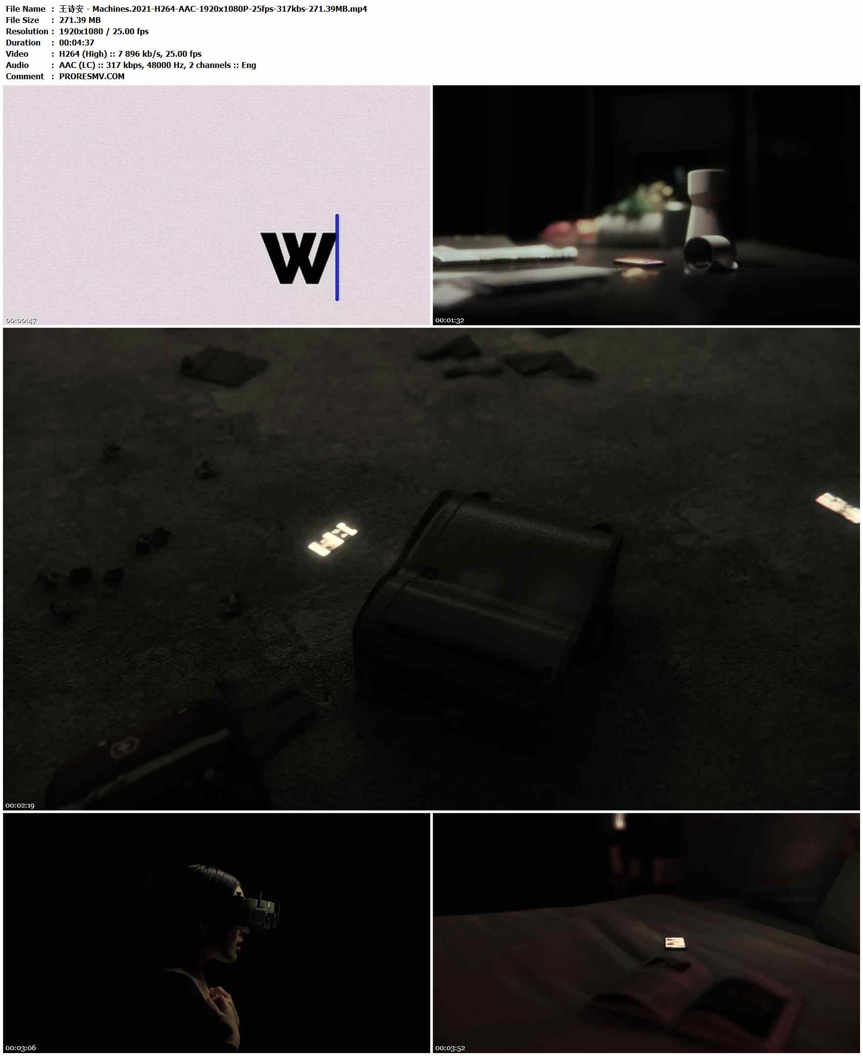 王诗安 - Machines.2021-H264-AAC-1920x1080P-25fps-317kbs-271.39MB官方MV_高清MV